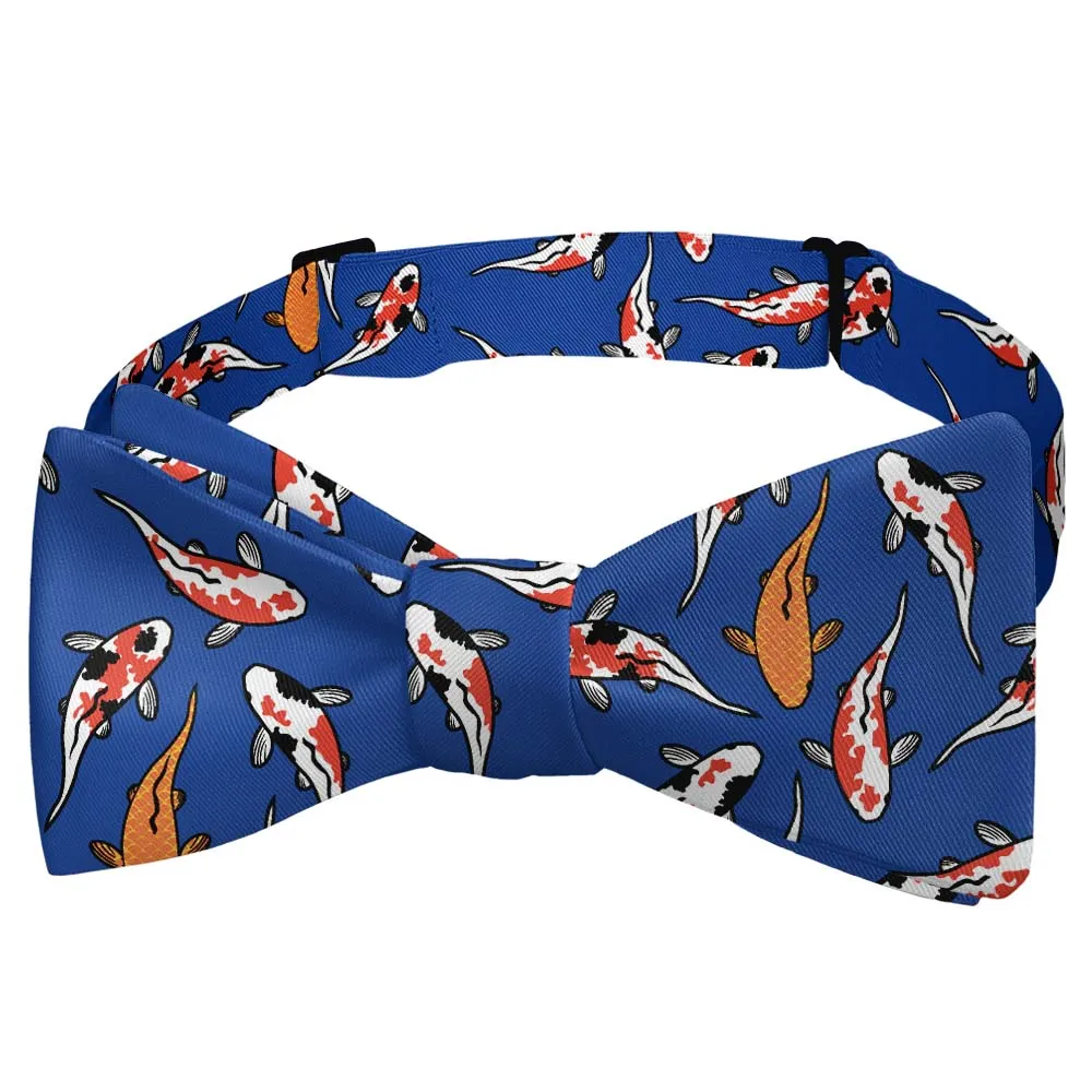 Koi Fish Pattern Bow Tie