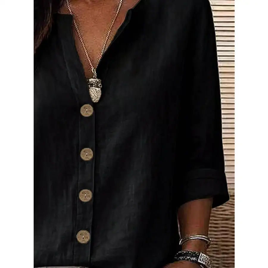 Soft Button Up Long Sleeve Shirt
