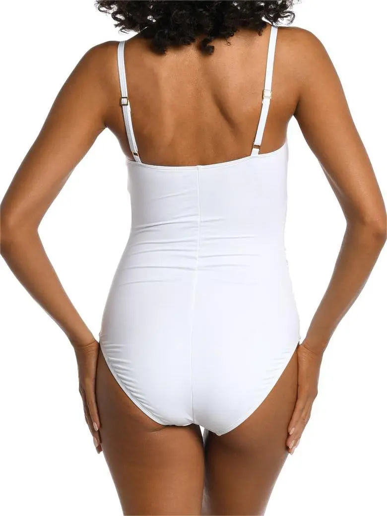Ruched One Piece Swimsuit