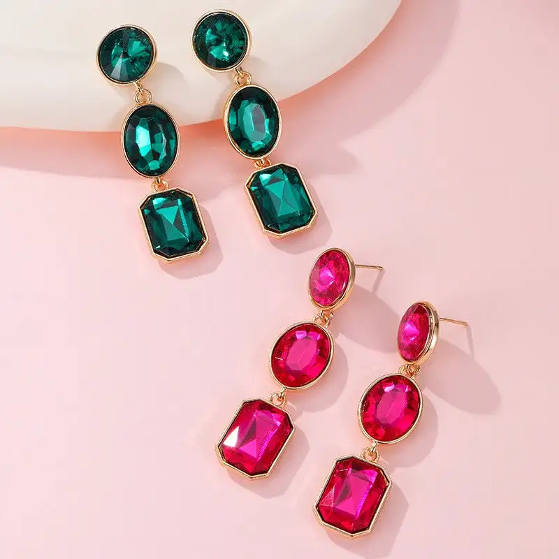 Triple Drop Layer Fuchsia merald