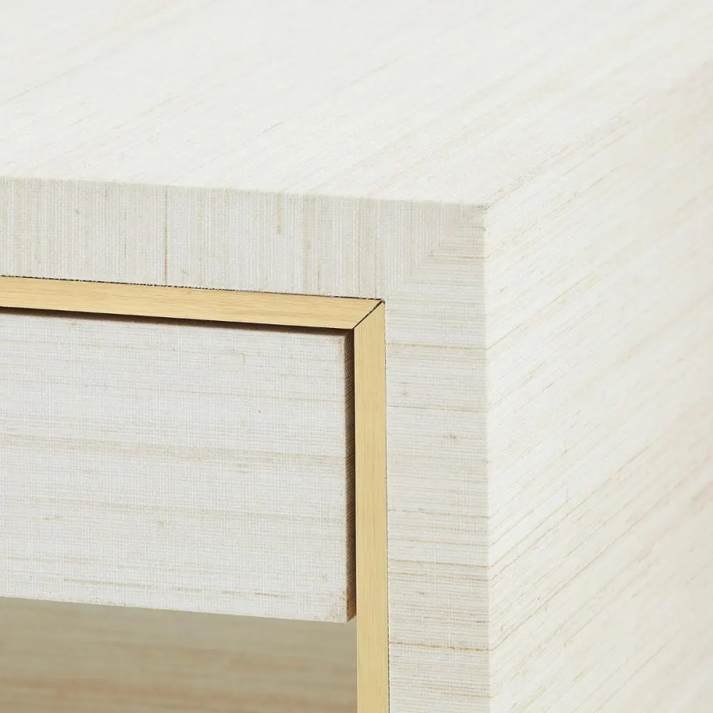Architectural Drawer Storage Side Table