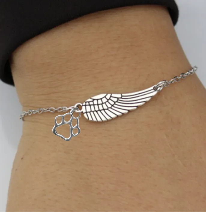 Paw Angel Wing Bracelet