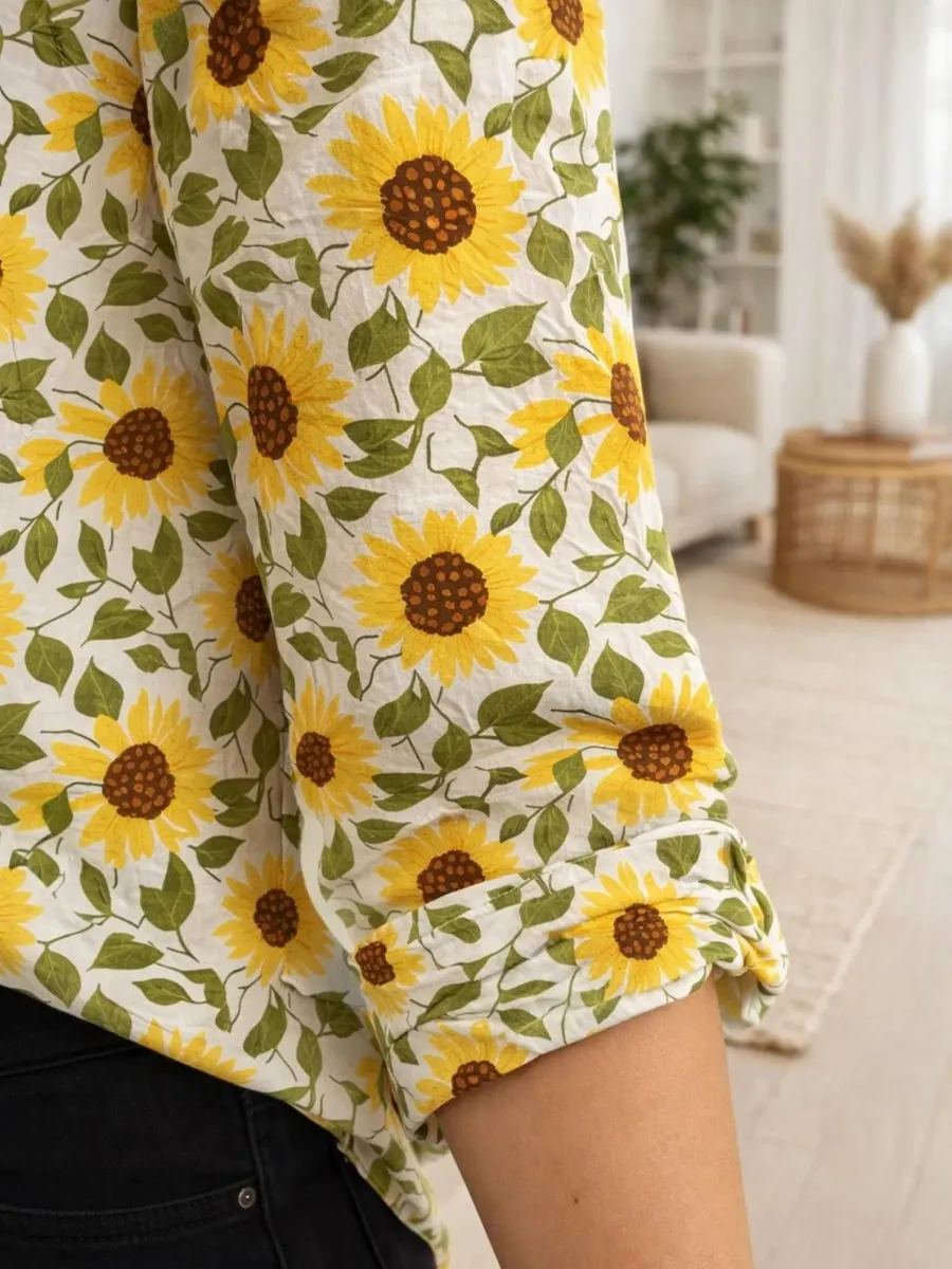 Vintage Sunflower Shirt