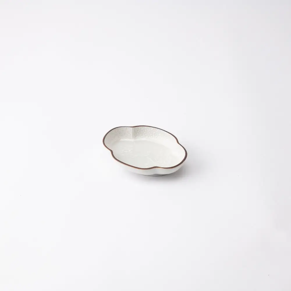 Floral Bird Auspicious-Motif Sauce Plate