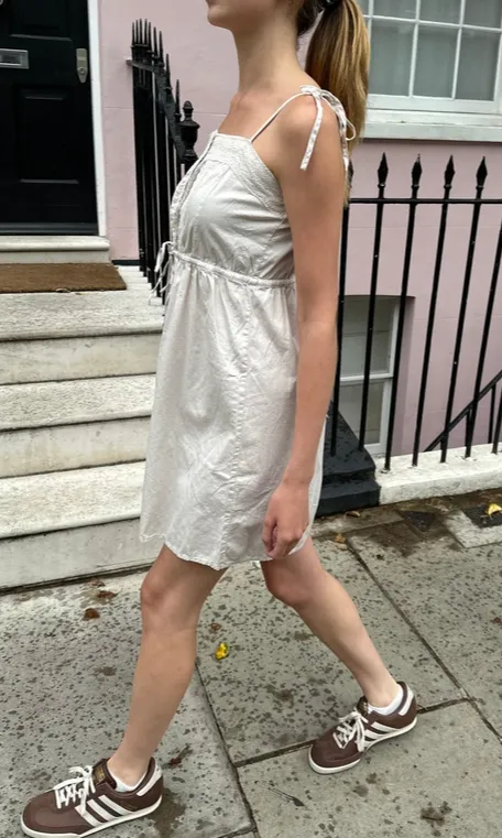Pale Mauve Lace Dress