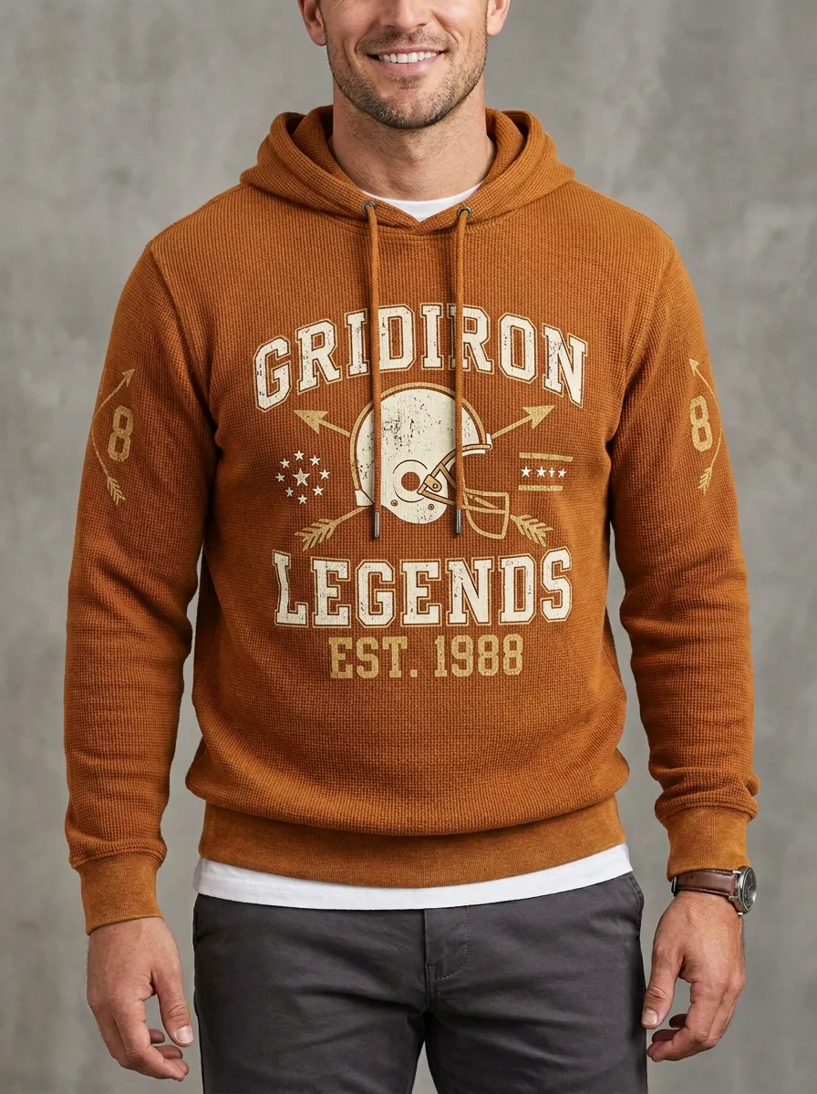 Men's Football Gridiron Legends Helmet Hoodie