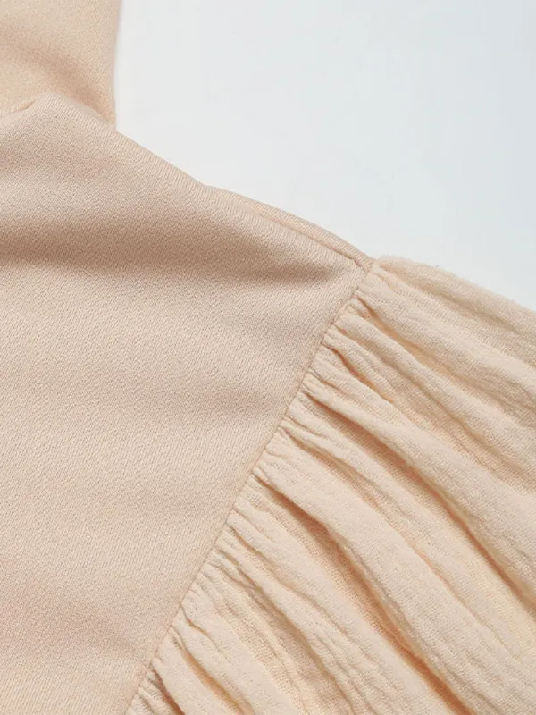Relaxed Pocketed Knit Sweatshirt