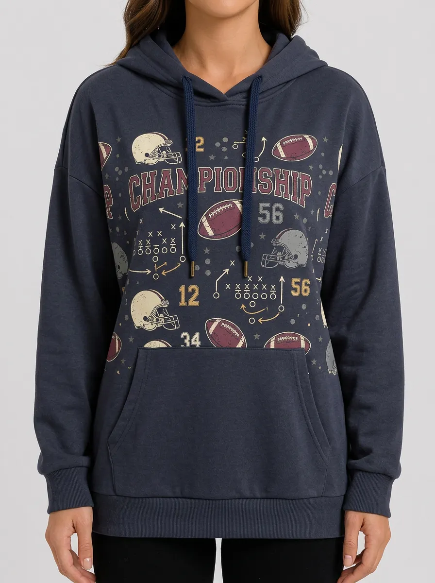 Women's Quarterback Classic Football Hoodie