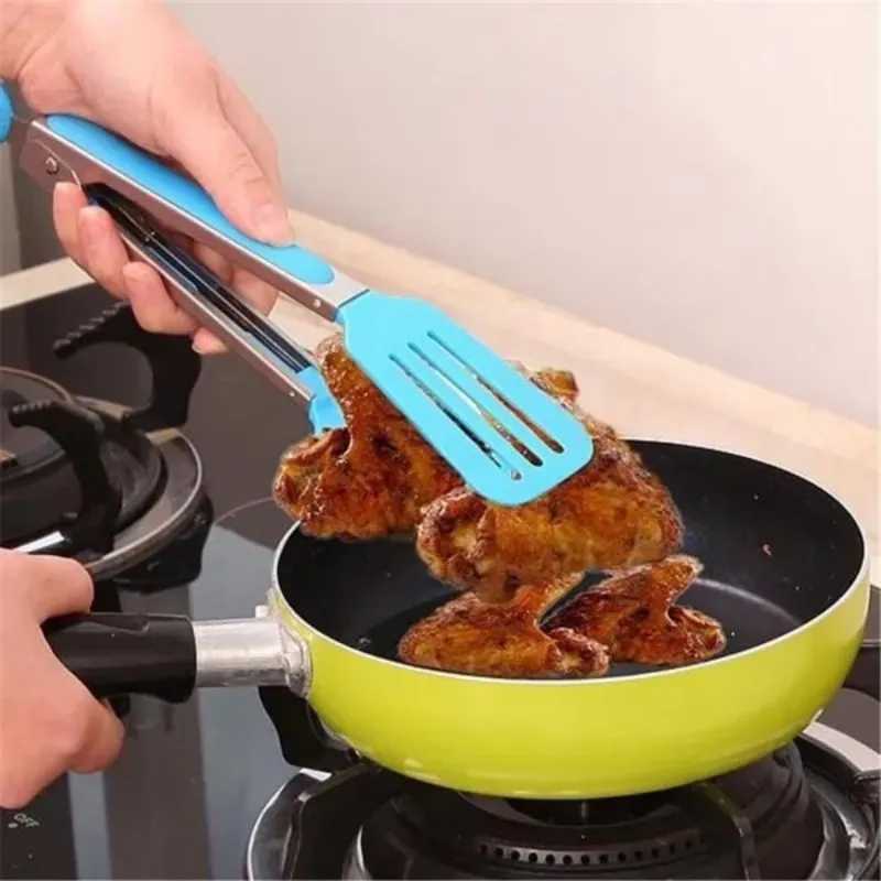 Silicone Handle Food Tongs
