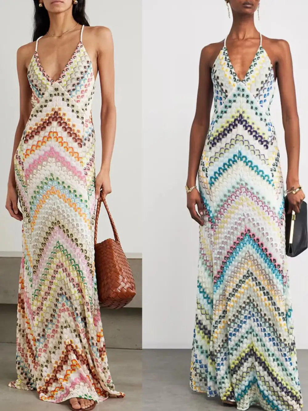Classic Spaghetti-Strap Maxi Dress