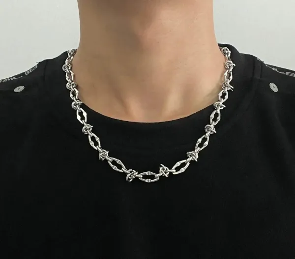 Minimalist Titanium Steel Necklace