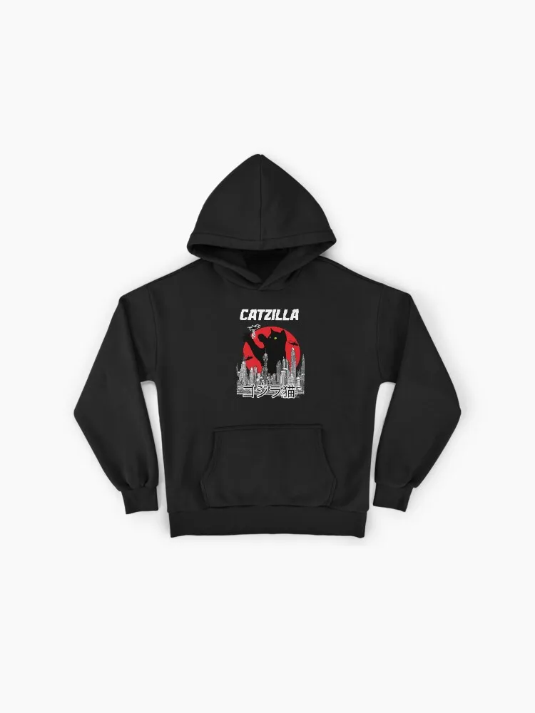 Catzilla Monster Illustration Hoodie