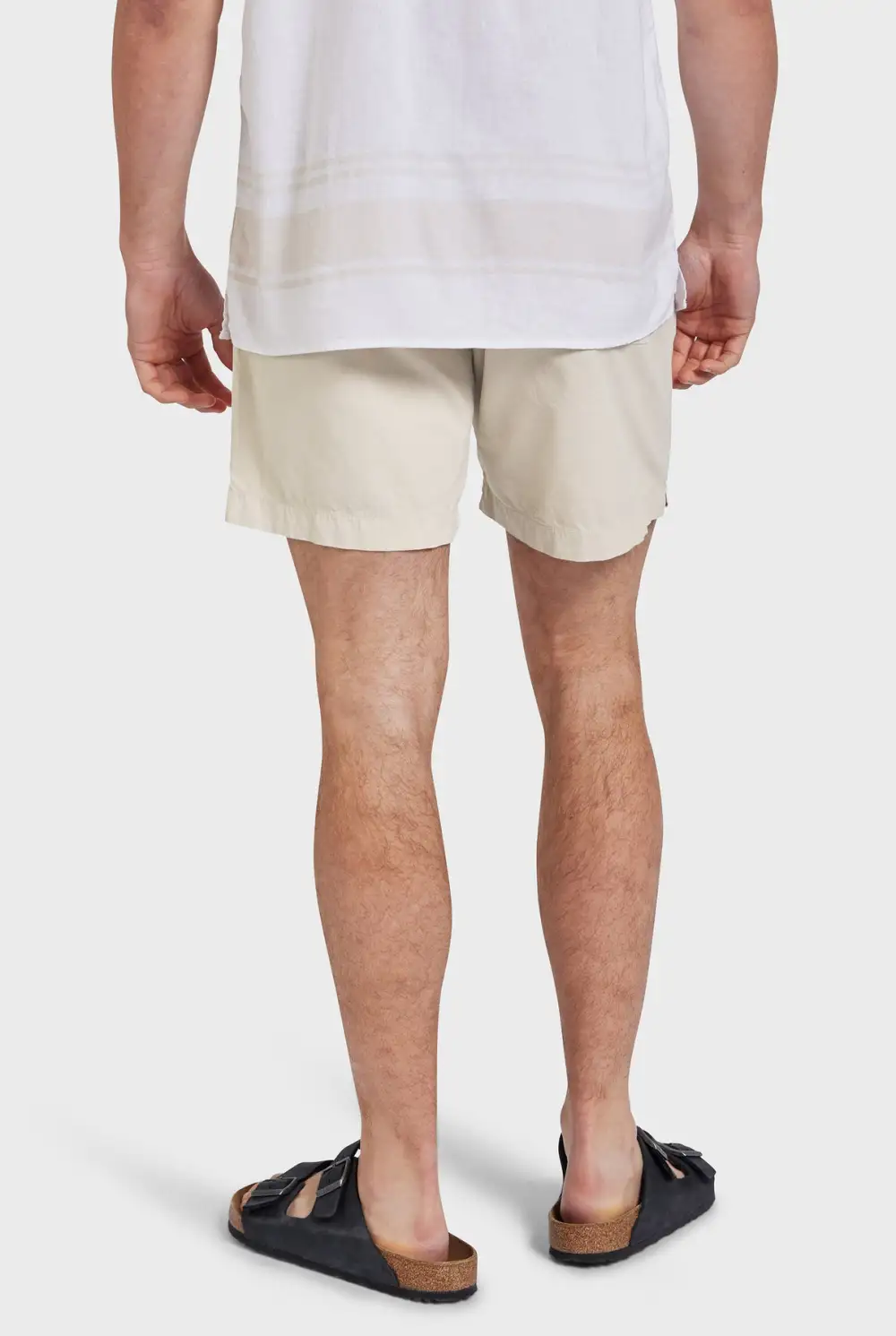 Relaxed Fit Linen Blend Casual Pull-On Shorts