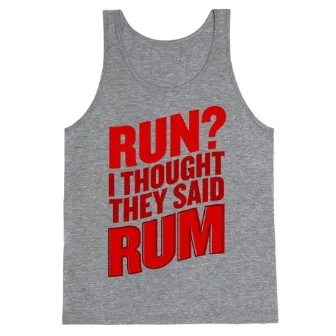 Rum Joke Graphic Tank Top