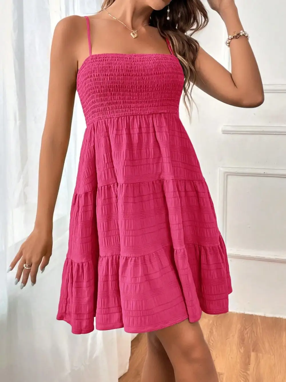 Cami Square-Neck Casual Dress