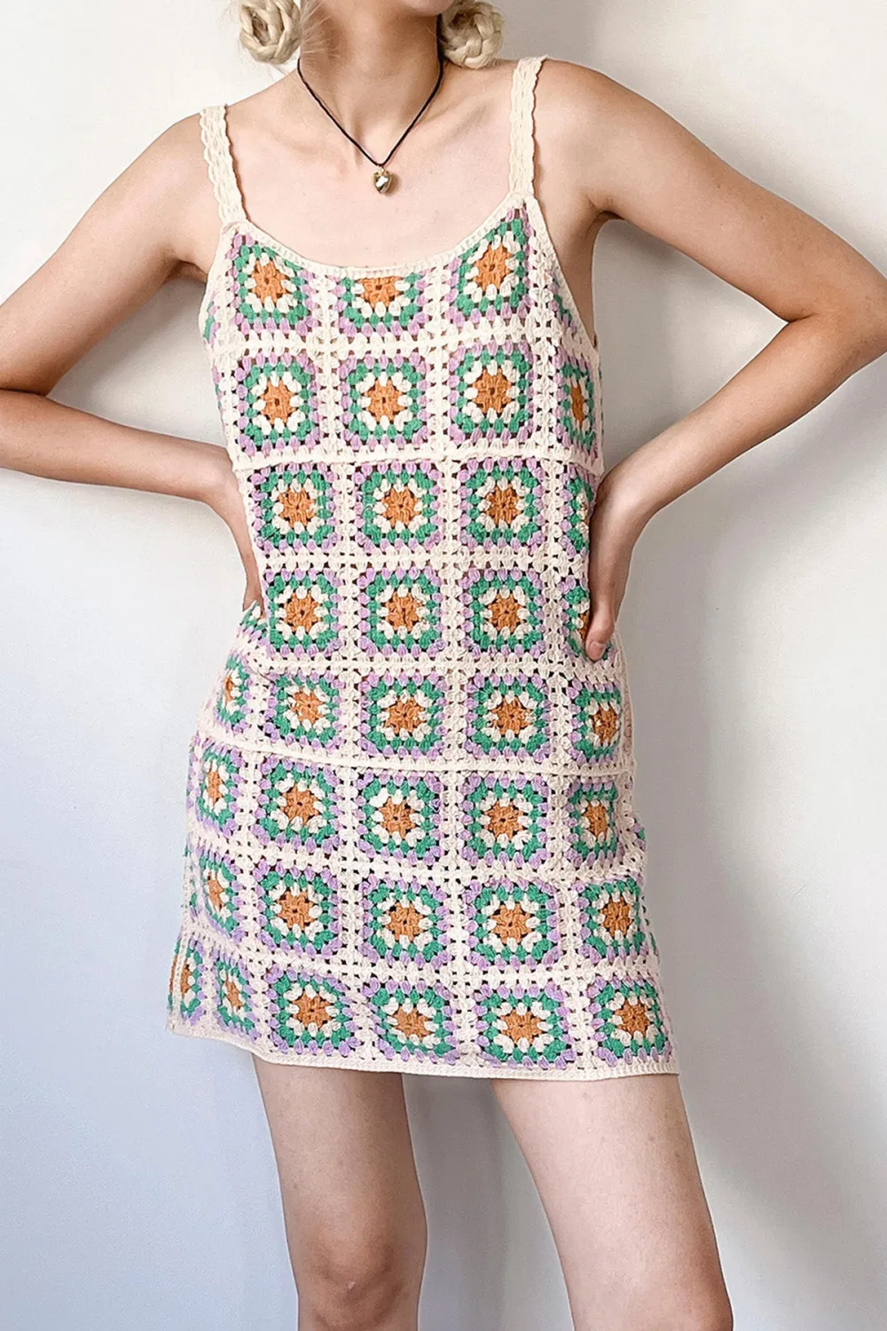 Crochet Mini Dress
