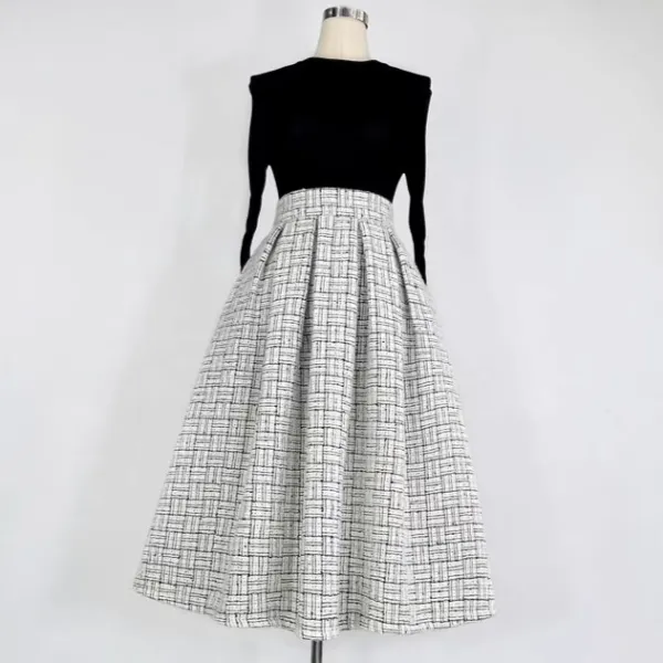 Laidback Casual Everyday Casual Wool Skirt