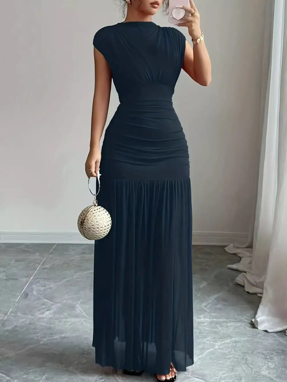 Bodycon Cotton Maxi Dress