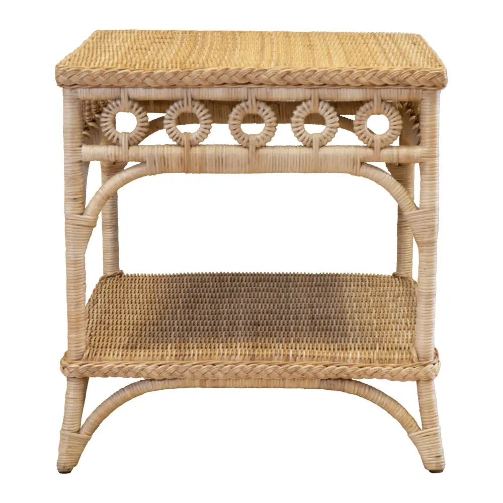 Rattan Wicker Side Table
