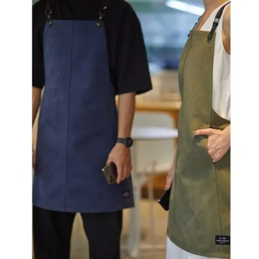 Durable Canvas Crossback Kitchen Work Apron