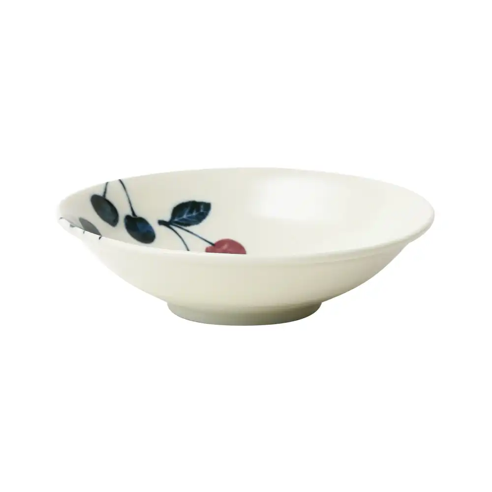 Keiryo Cherry Deep Plate for Everyday Dining