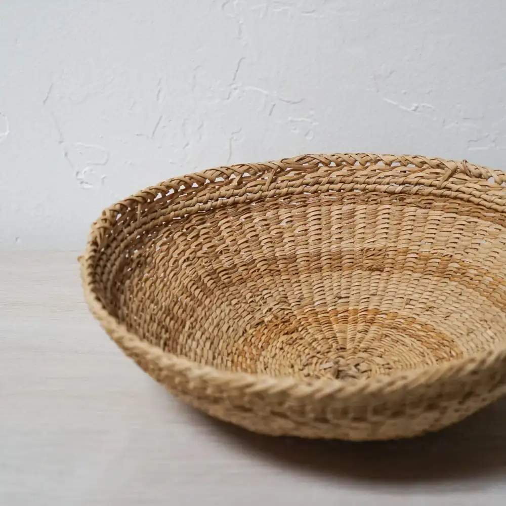 Woven Basket Urucum Graphism