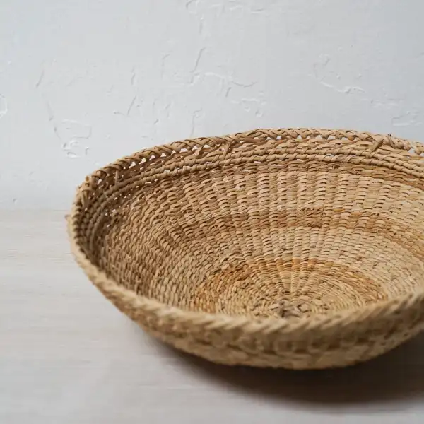 Woven Basket Urucum Graphism