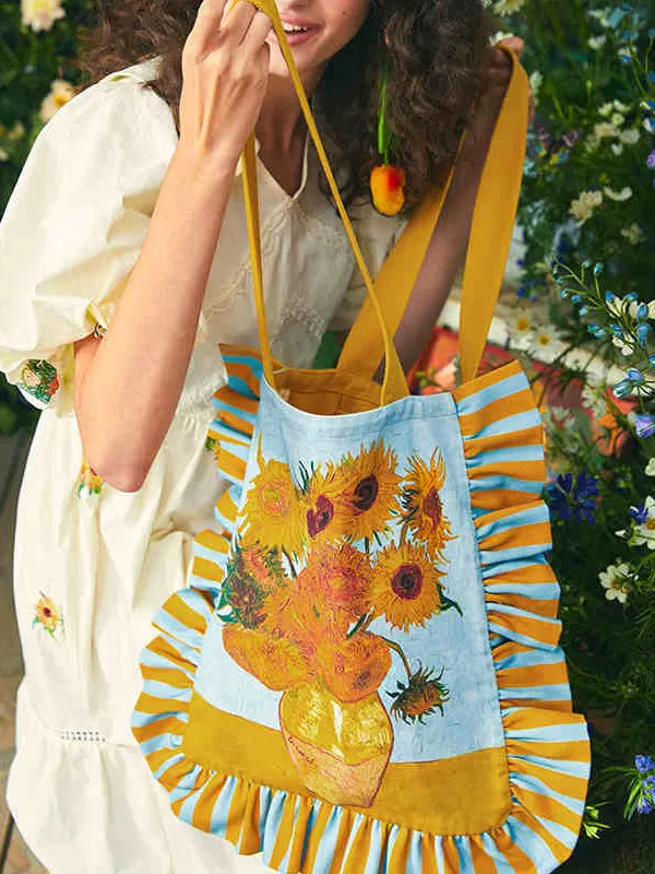 Cat Motif Tote Bag