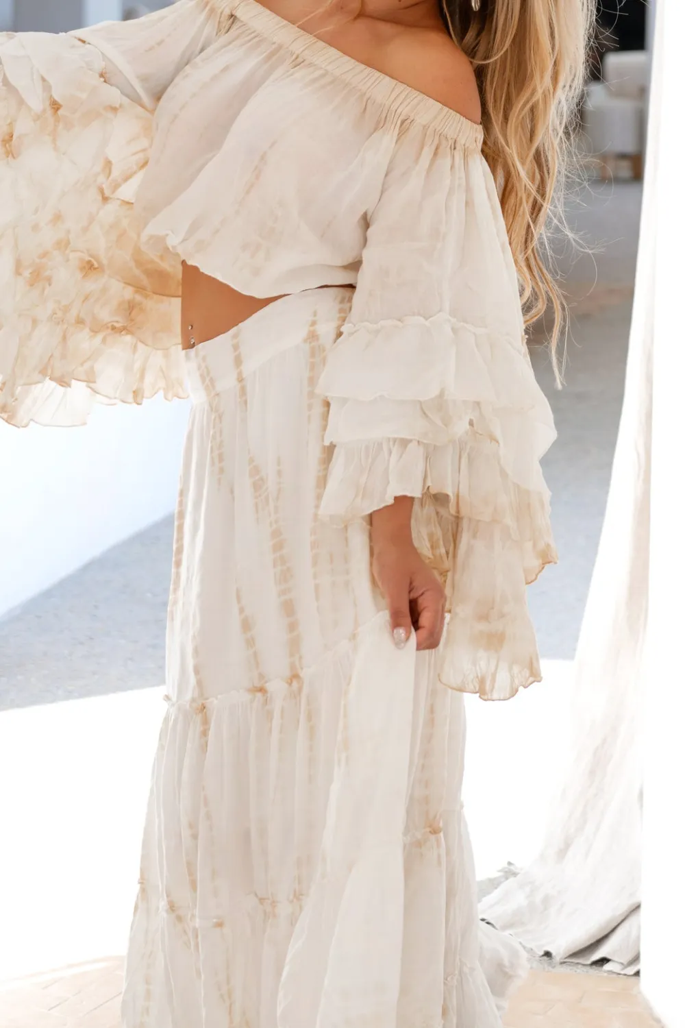 Ruffle Fringe Skirt
