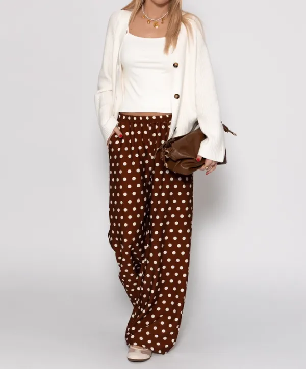 Beige Brown Everyday Pants