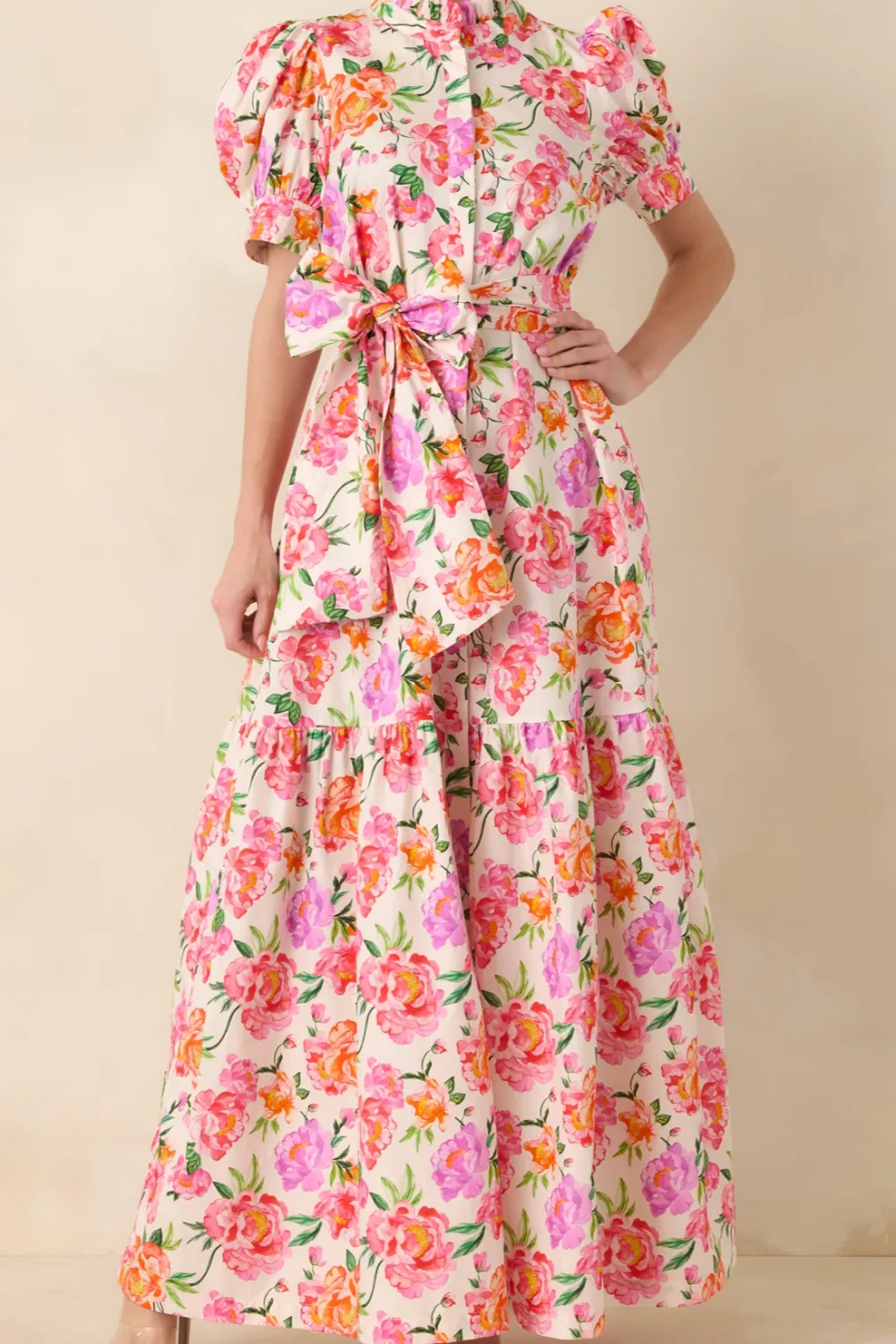 Floral Marguerite Maxi Dress