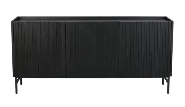 Oak Metal Sideboard