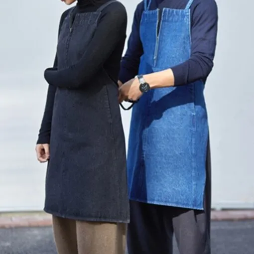 Washed Denim Denim Crossback Kitchen Work Apron