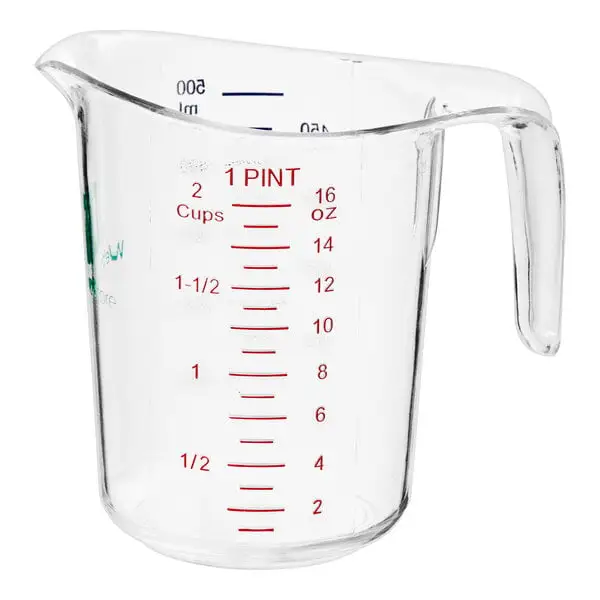 Space-Saving Plastic Measuring Cup
