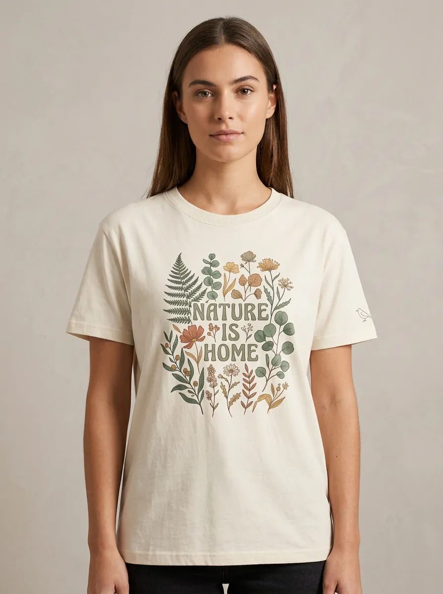 Nature Lover Botanical Floral T-Shirt