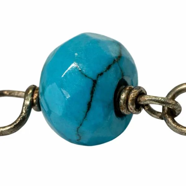 Adjustable Chain Gemstone -Plated Bracelet