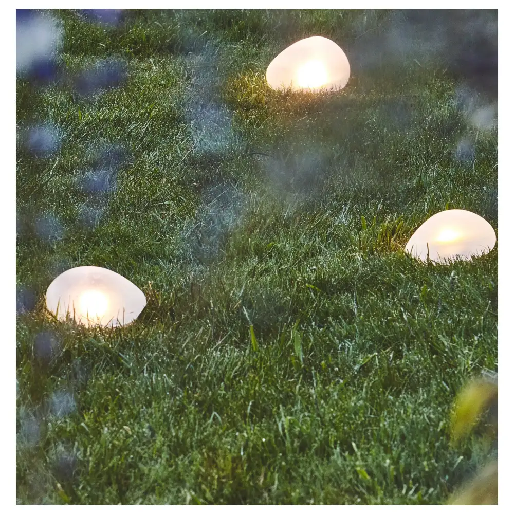 LED Solar Garden Rock Light