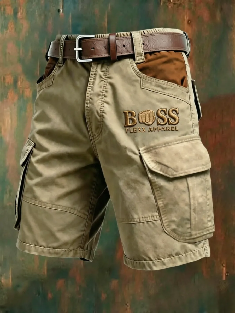 Men'S Letter Design Casual Shorts
