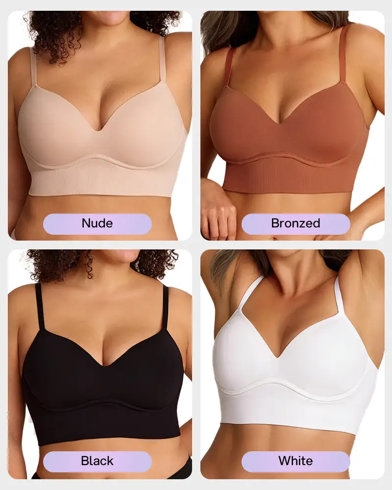 Deep V Wireless Lift Bralette