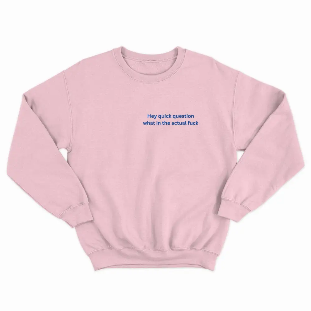 Bold Letter Fleece Crewneck