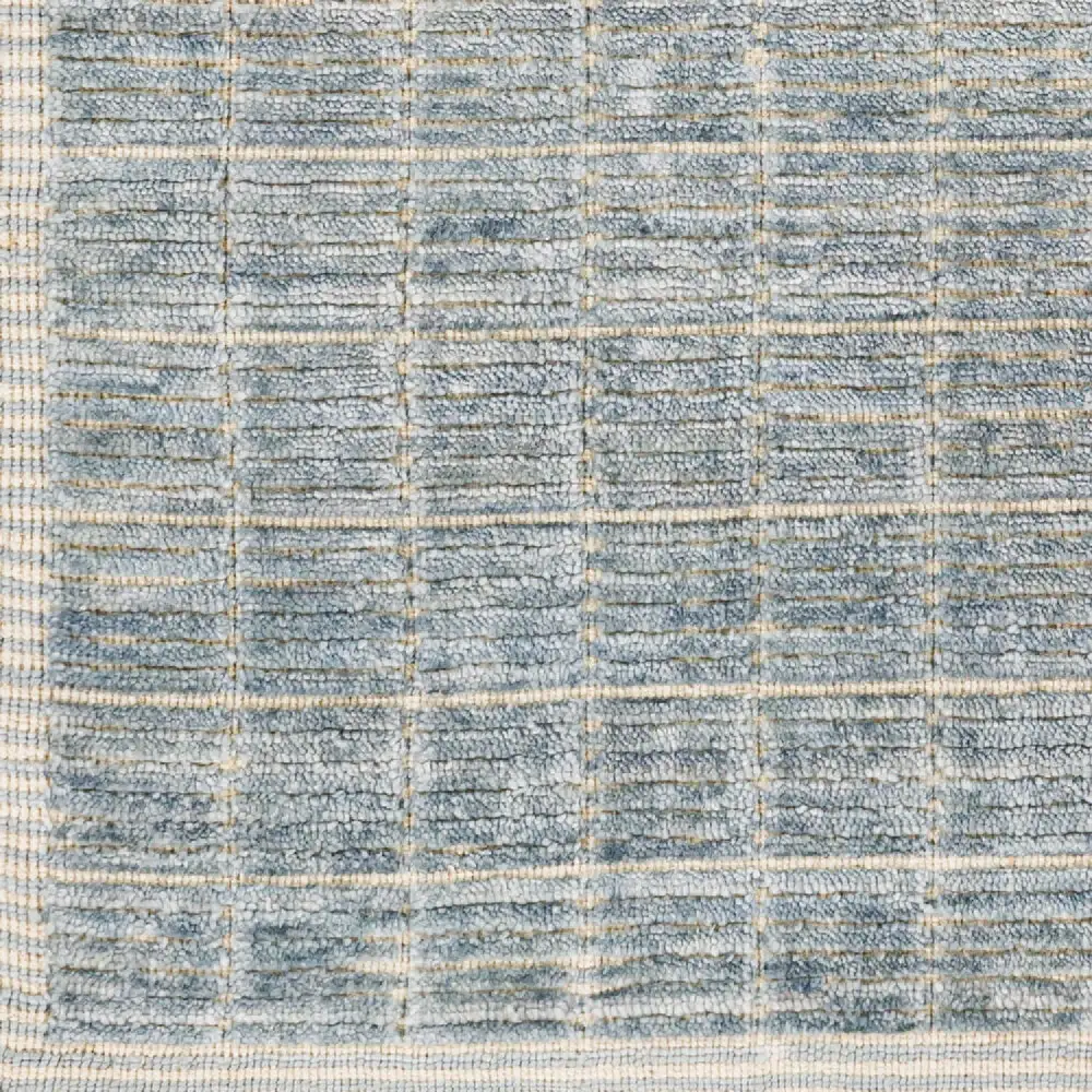 Hand-Loomed Square Pattern Carpet