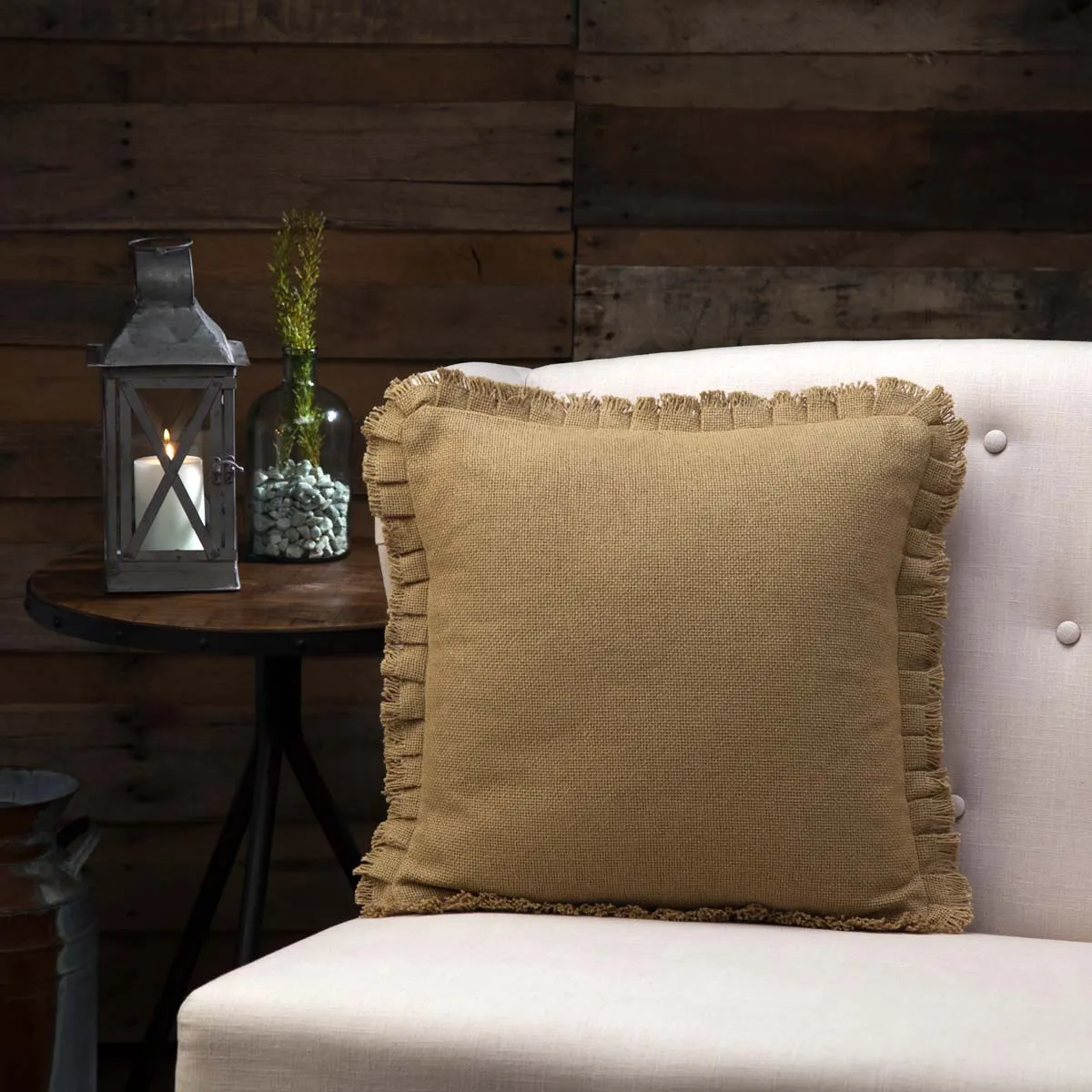 Fringed Decorative Accent Pillow