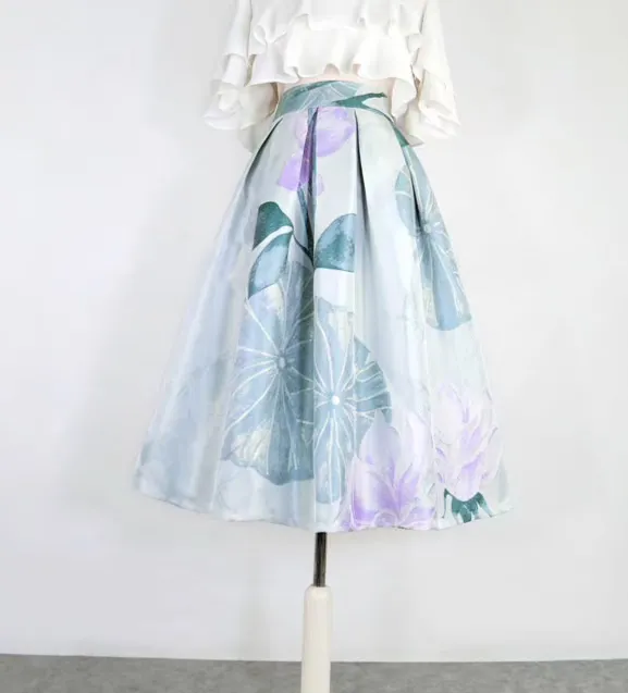 Textured Polished Everyday Casual Skirt