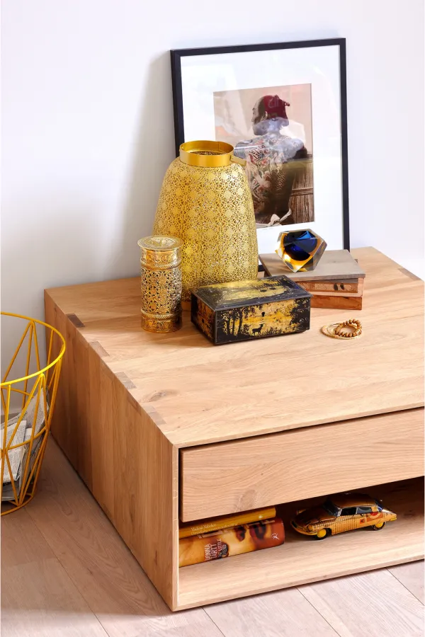 Solid Oak Nightstand
