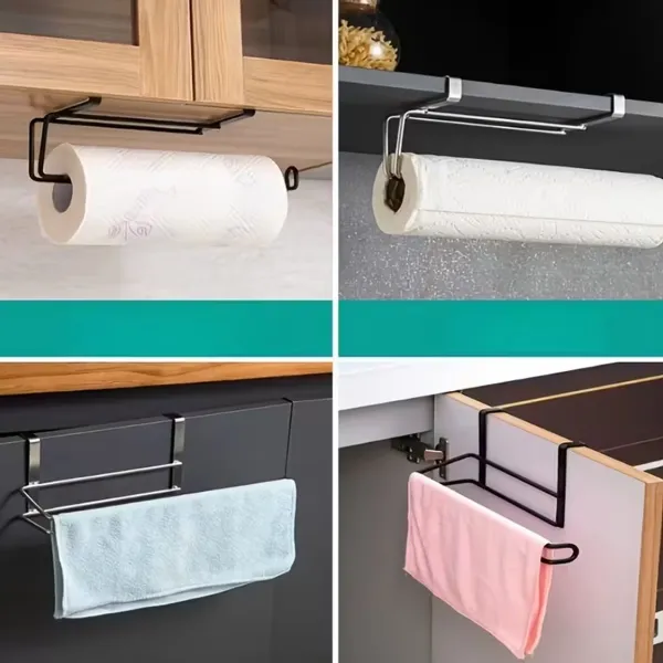 Space-Saving Paper Towel Rack
