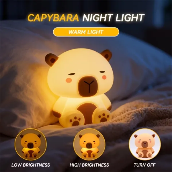 Capybara LED Night Light