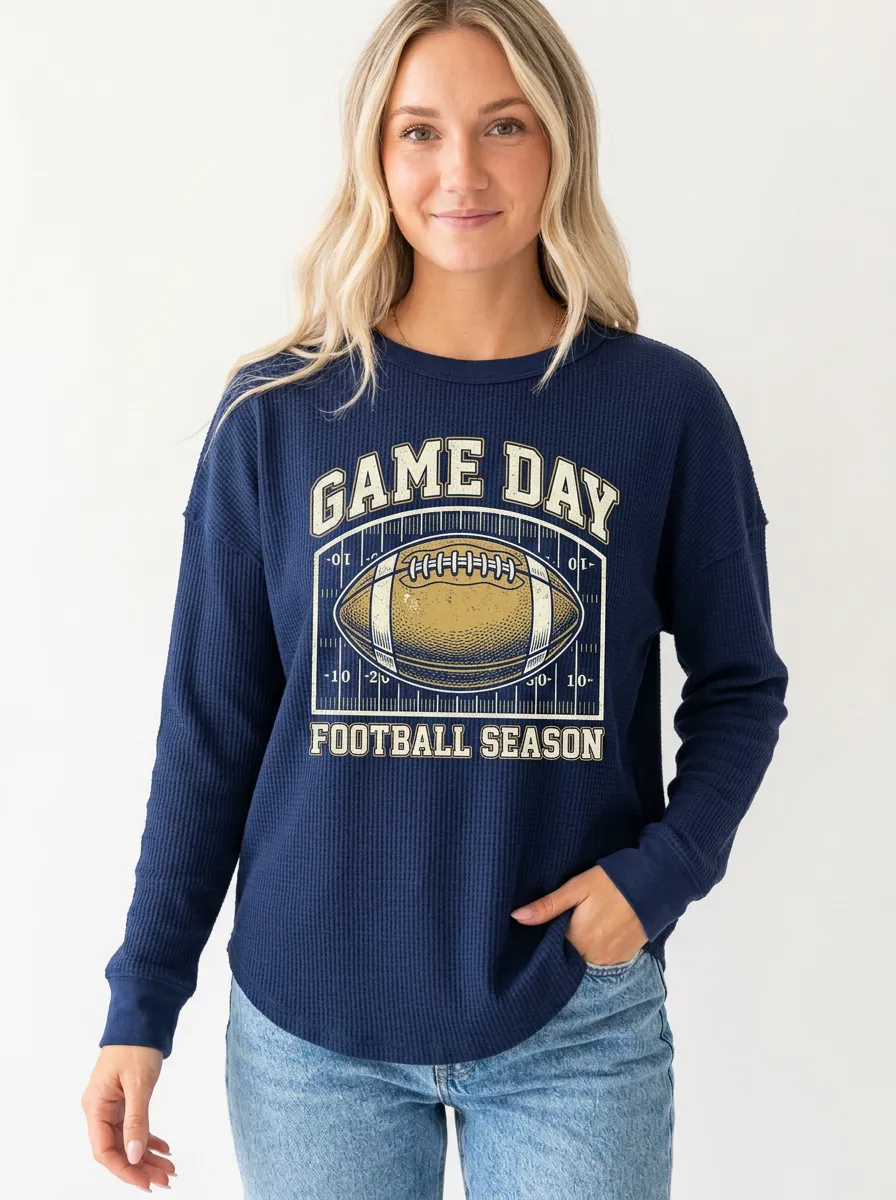 Football Graphic Casual T-Shirt