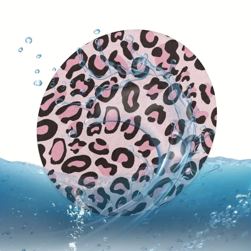 2-Pack Leopard Car Coasters