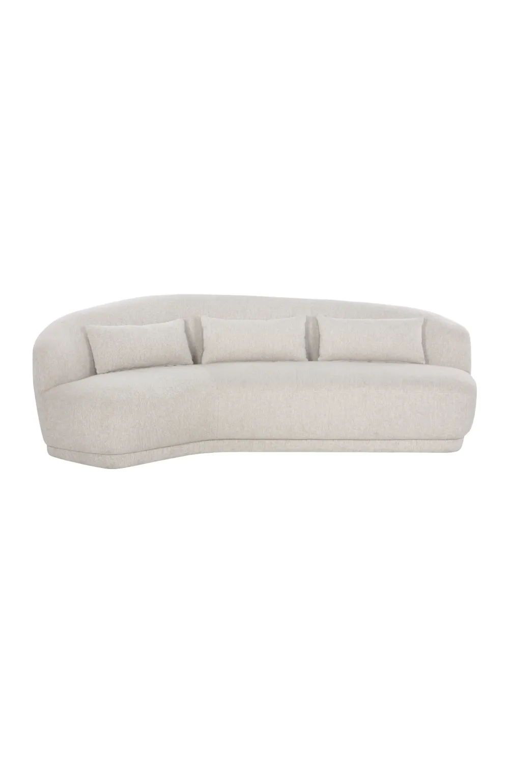 Refined Curved Sofa