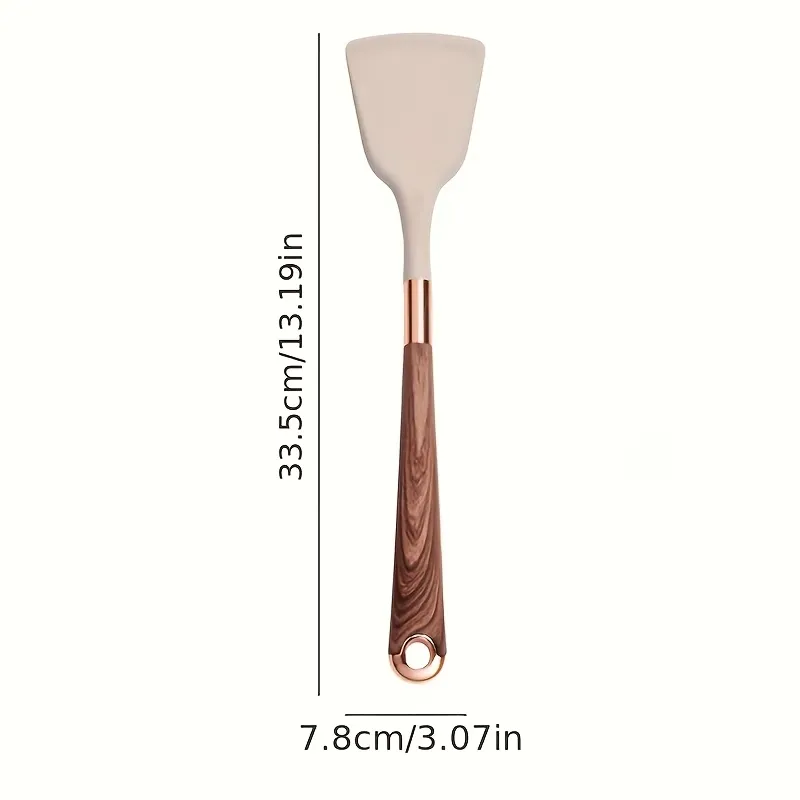 Silicone Spatula with Wood Handle